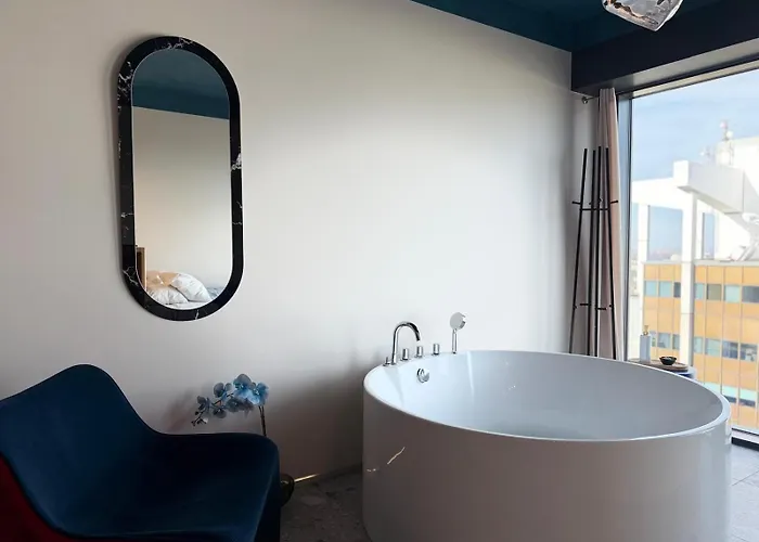 Sky Tower L Pietro 26 L Wanna Z Widokiem Na * Katowice